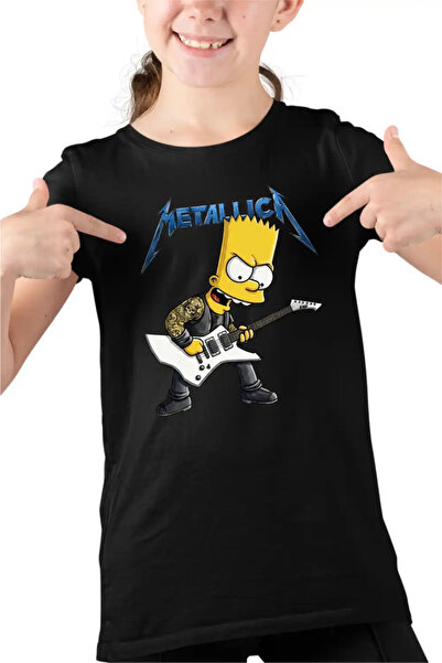 OEM Tricou Copii Fete Metallica The Simpsons Bart Merch