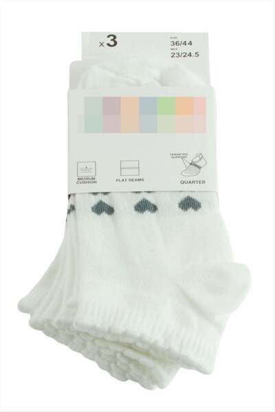Generic Brand 3 Pairs of Heart Short Socks