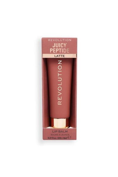 Revolution Juicy Peptide Lip Balm Nude Latte