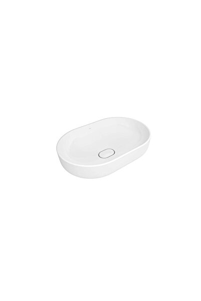 KALE Zero 2.0 Ada Oval Çanak Lavabo Beyaz 60x40