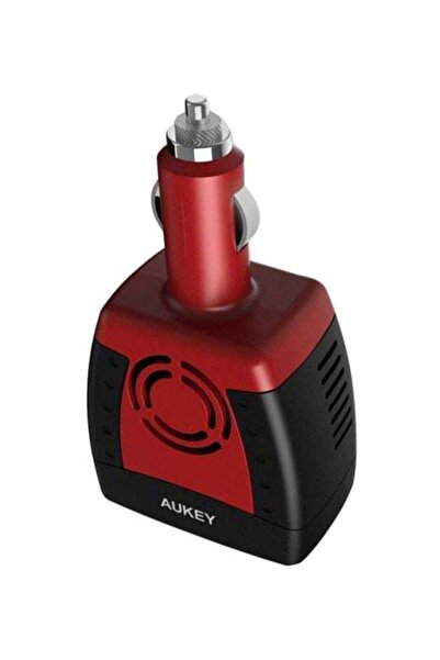 DLC USB Car Phone Charger Black/Red