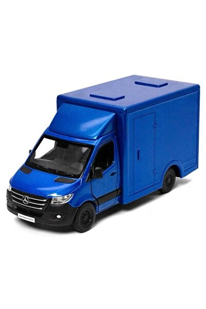 WELLY Mercedes Sprinter Albastru Diecast Van cu mecanism pull-back