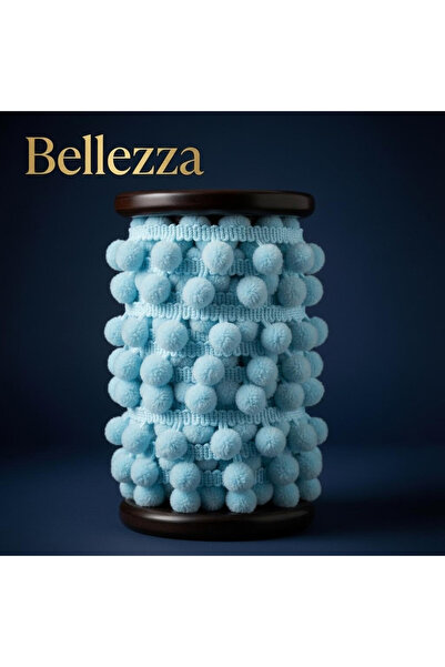 Bellezza Concept 4 Metre Lüks Dekoratif Ponpon Şerit - Yumuşak Dokulu Süsleme