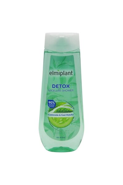 ELMIPLANT Gel de Dus, Elmiplant, 400 ml Detox Castravete Ceai Matcha