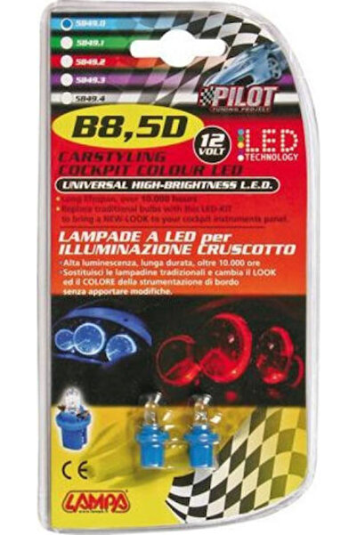 Lampa Λάμπες Αυτοκινήτου & Μοτοσικλέτας B8.5D LED Λευκό 12V 2 τεμάχια 58494