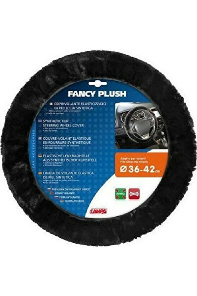 Lampa Car Steering Wheel Cover Fancy Flush with Diameter 36-42cm Synthetic Bl...