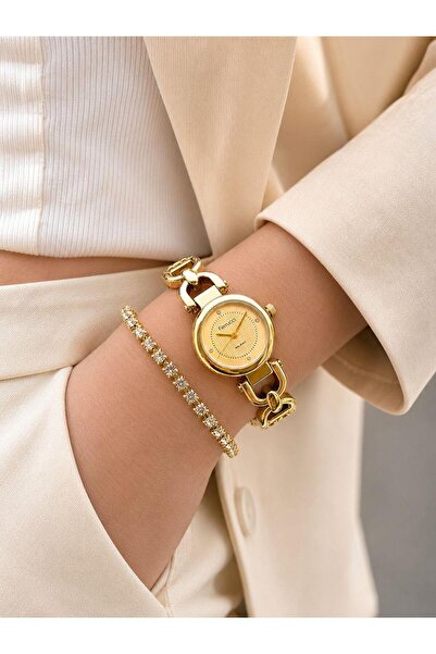 Ferrucci Women's Wristwatch+Bracelet Special Series Steel Band Blackening Col...