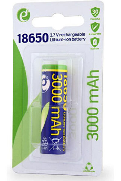 Energenie Επαναφορτιζόμενη Μπαταρία 18650 Li-ion 3000mAh 3.7V 1 τεμάχιο
