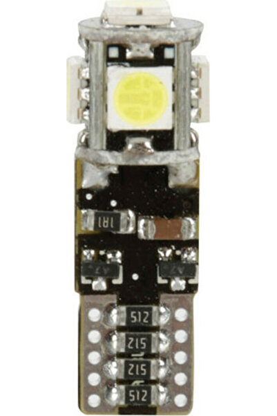 Lampa Λάμπες Αυτοκινήτου T10 Canbus LED Λευκό 12-30V 2 τεμάχια