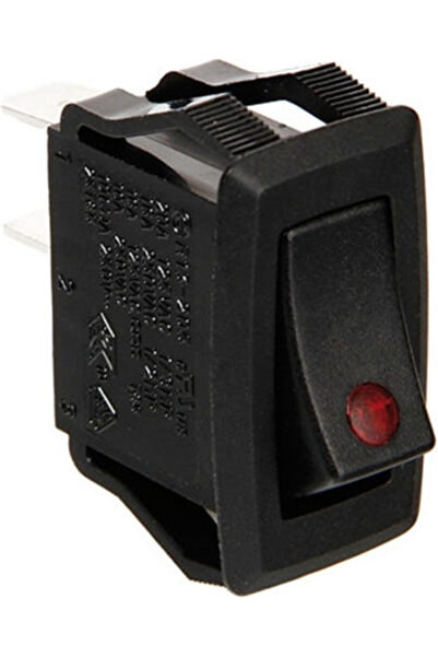 Lampa Διακόπτης Rocker Αυτοκινήτου On/Off με Κόκκινο LED 12V-24V Γενικής Χρήσ...