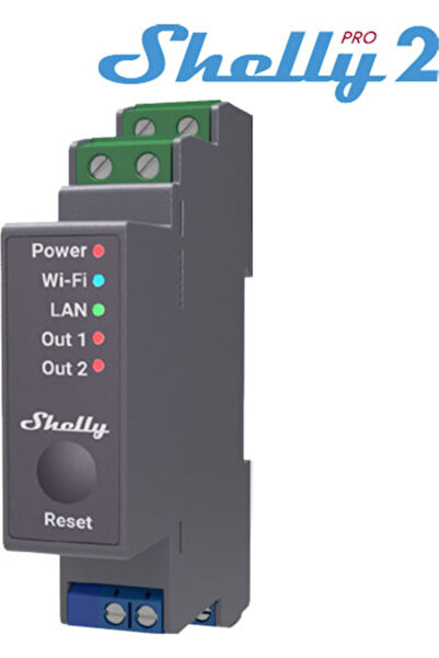 Shelly PRO Διφασικό Ρελέ Ισχύος 16Α 230V