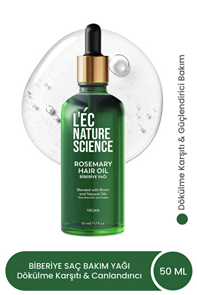 Biberiye Saç Bakım Yağı Biotin ve Jojoba Yağı İçerikli Canlandırıcı Bakım 50 ml
