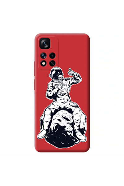 Other Xiaomi Redmi Note 11 Pro 5G ice cream in space Red Colored Silicone TPU...