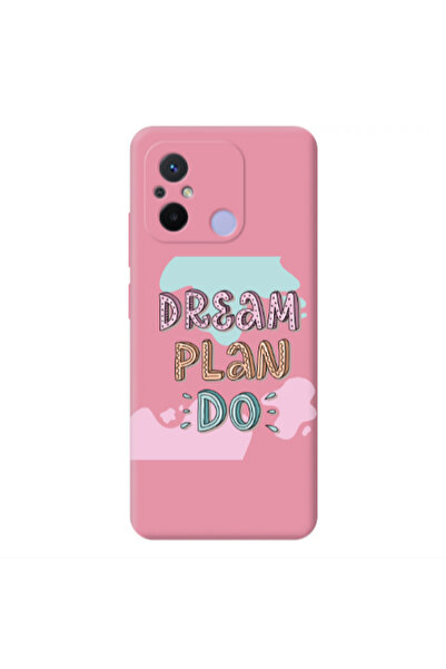 Other Xiaomi Redmi 12C Dream Plan Do Pink Colored Silicone TPU Θήκη