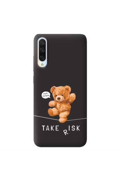 Other Xiaomi Mi 9 Lite Take risk Black Colored Silicone TPU Θήκη