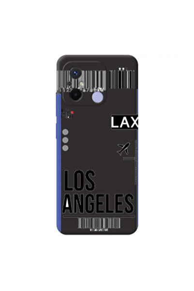 Other Xiaomi Redmi 12C Los angeles Black Colored Silicone TPU Θήκη
