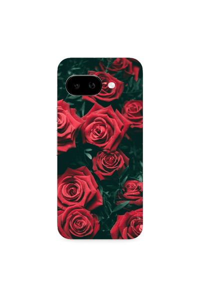 Other Google PIXEL 9A Red Roses Transparent Silicone TPU Θήκη