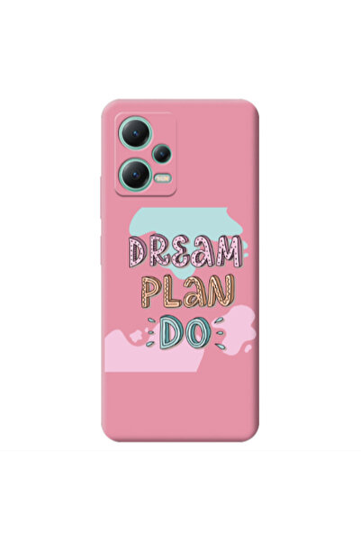 Other Xiaomi Redmi Note 12 Pro 5G Dream Plan Do Pink Colored Silicone TPU Θήκη