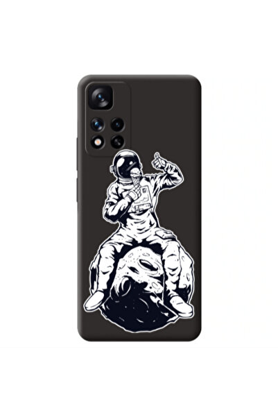 Other Xiaomi Redmi Note 11 Pro 5G ice cream in space Black Colored Silicone T...