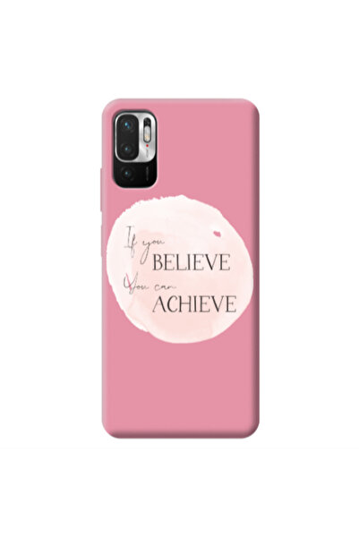 Other Xiaomi Redmi Note 10 Pro 5G If You Believe Pink Colored Silicone TPU Θήκη