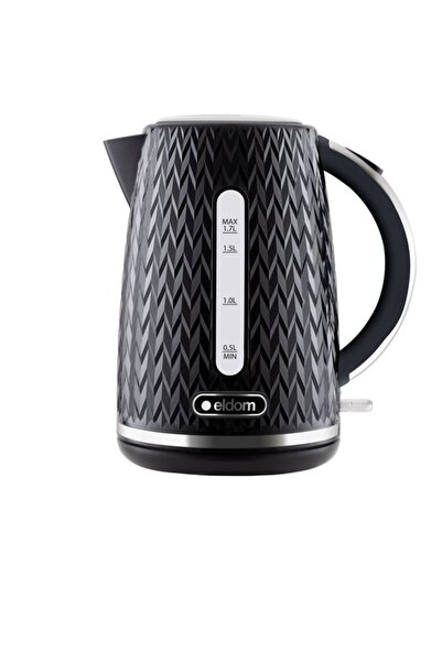 eldom Kettle NELO, capacitate 1.7 l, putere 2000 W, negru