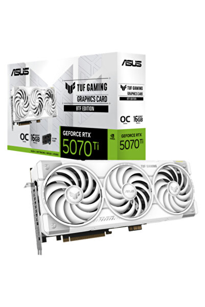 ASUS nVidia GeForce RTX 5070 Ti BTF OC Albă 16GB GDDR7 256 biți