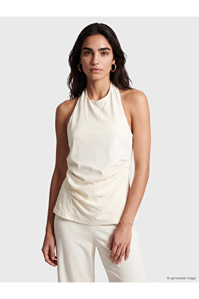 LC Waikiki Vizyon New Season Halter Neck Gathered Blouse