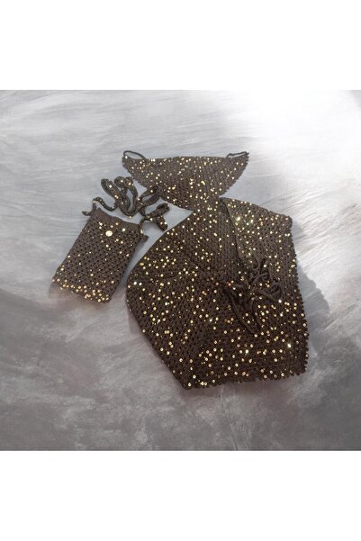 ÖYKÜCANBU El İşi Bikini Üstü Parfo +Çanta+ Bandana Seti