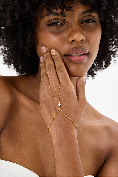 JİMNY JEWELRY Tofita Zirkon Taşlı Çelik Şahmeran