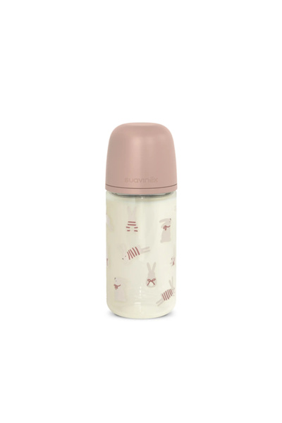 Suavinex Biberon din sticlă SX Pro 120 ml, debit lent S - Culori variate
