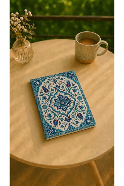 Sakin Sayfa Turkuaz Çini Defter