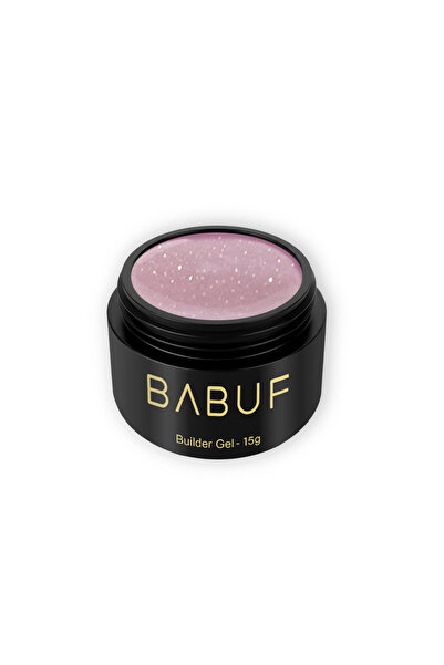 BABUF Gel Autonivelant Glitter BGG – Construcție Unghii cu Efect Sclipitor, 15g