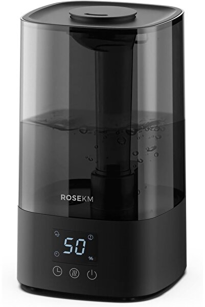 Rose Umidificator Automat Rosekm 4.5L – Ultra Silențios, Senzor de Umiditate,...