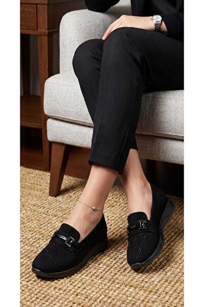 POLENS Γυναικεία Suede Loafer Παπούτσια Μπαλαρίνες