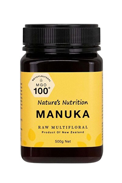 naturestock Nature's Nutrition Raw Multifloral Manuka Honey MGO 100+ 500g