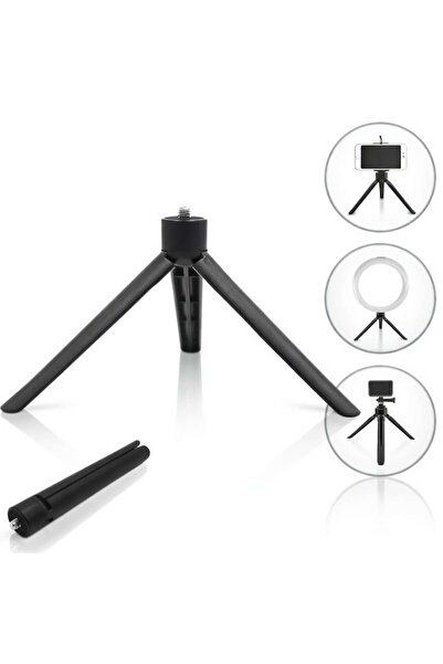 Velaris Mini trepied pentru telefon, camere foto și video cu lumini circulare...