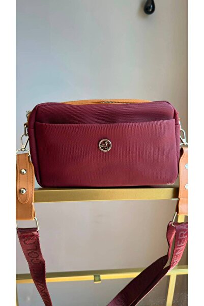 chocolatebag Women's Multi-Section Crossbody and Shoulder Bag Si̇nay Bordo