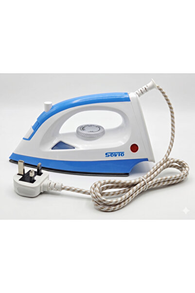 Sovio Steam Iron, Stainless Steel Soleplate, Temperature Control, Indicator L...