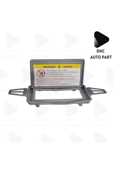 DNC Auto Part Sun visor mirror cover for mercedes e class w210 1996-2003 - grey