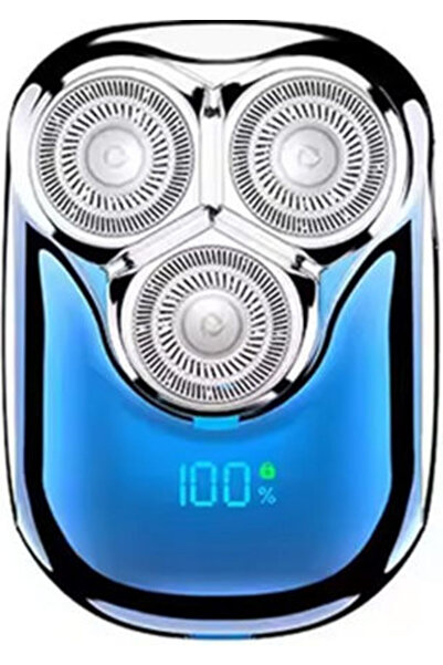 Kemei KM-T83 Περιστρεφόμενη Ηλεκτρική Ξυριστική Μηχανή Προσώπου Επαναφορτιζόμ...