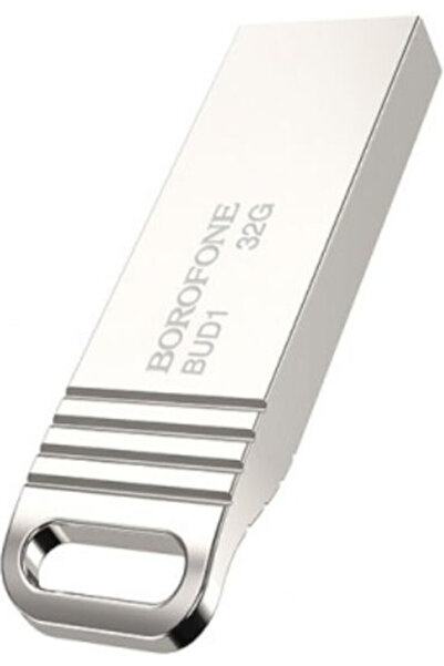 Borofone BUD1 32GB USB 2.0 Στικάκι Ασημί
