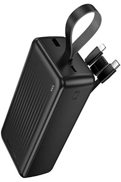 Borofone BJ79B Power Bank 30000mAh με θύρα USB-A και θύρα USB-C Μαύρο