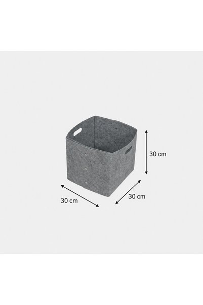 Less Home Felt stapled shelf organizer 30x30x30