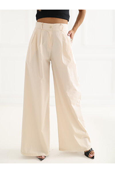 Factory Price Pantaloni Dama Bej