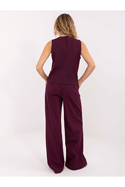 Factory Price Pantaloni Dama Bordo