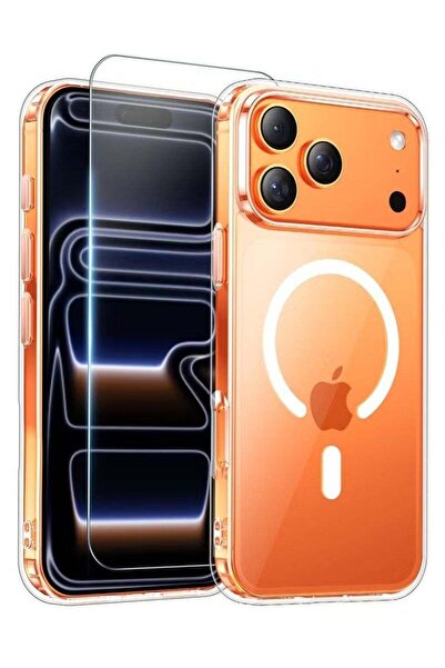 ELTRAZONE iPhone 17 Pro Clear Case with Tempered Glass, MagSafe Compatible, A...