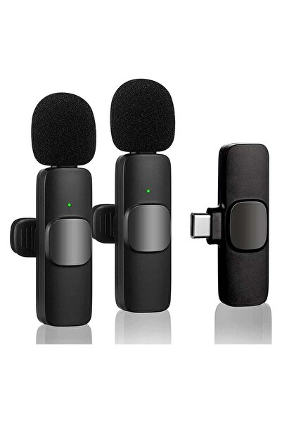 ELTRAZONE Wireless Lavalier Microphone for Phone(USB-C), Dual Wireless Microp...