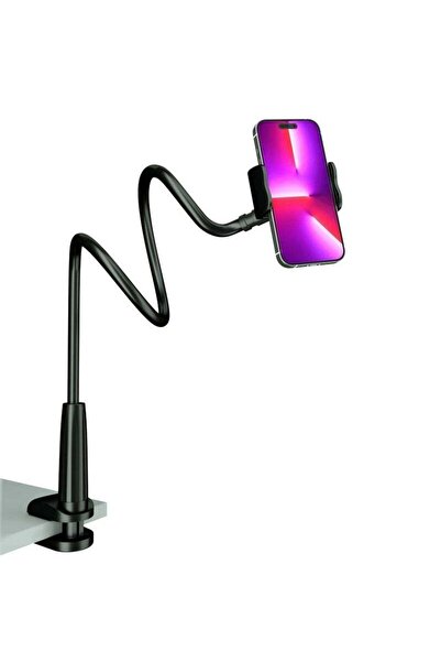 ELTRAZONE Cell Phone Clip Bed Stand Holder – Flexible Long Arm Gooseneck Moun...