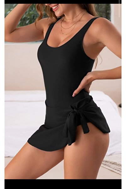 sayina Women's Thick Strap Skirted Swimsuit