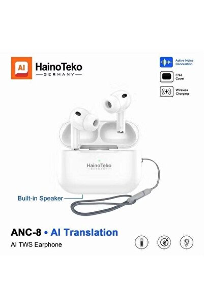 HAINOTEKO ANC-8 AI Translation TWS Earbuds, Active Noise Cancellation, Smart ...